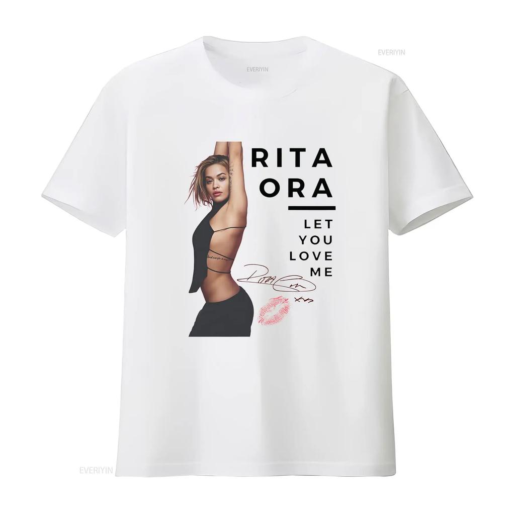 Rita Ora Let You Love Me Signature T Shirt For All Size AL535 vintage Washed Stretched Casual S
