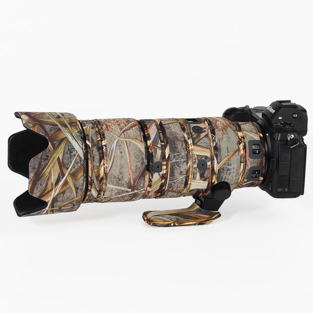 CHASING BIRDS Camouflage Waterproof Lens Coat for NIKON Z VR Rainproof Lens Protective Cover 70-200mm F/2.8 S, (Foot)