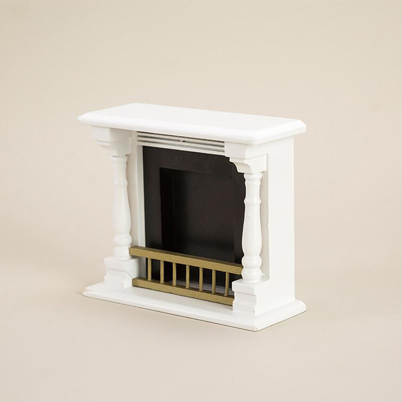 1/12 Dollhouse Mini Fireplace Model Dollhouse Living Room Furniture Decoration