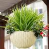 Outdoor Artificial Green Plants 5 Heads Spring Grass Handle Bundle Home Landscaping Decoration Fake Flower Engineering Green Plant Plastic Flower