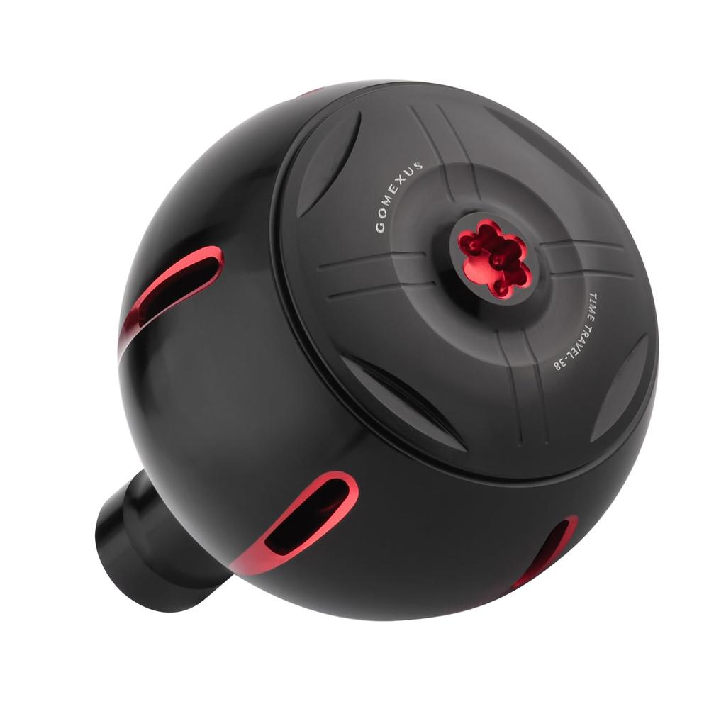 GOMEXUS TIMETRAVLE 38 мм Рукоятка катушки Алюминиевая круглая сменная ручка-кноб для спиннинговых и кастинговых катушек Daiwa Type S и Shimano Type A