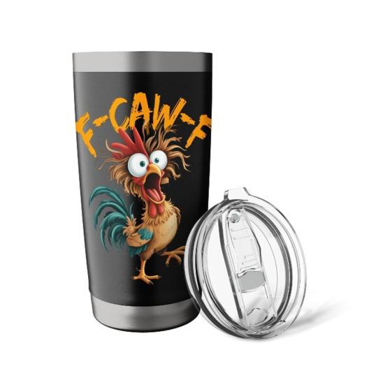 Смешной Злой Обжарщик Тамблер 20 унций CAW-F Кружка с двойными стенками и изоляцией Персонализированный подарок с именем для коллег друзей