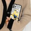 Cartoon Anime Yellow M-Minions Phone Case For IPhone 17 16 15 14 13 Plus 12 11 Pro Max PC+TPU Cases Back Cover