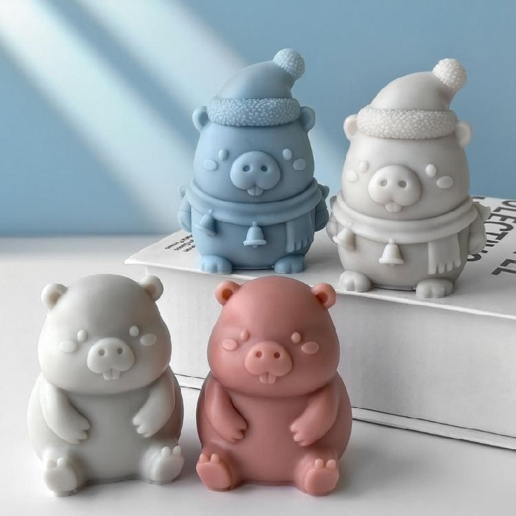 Силиконовые формы в форме животных для эпоксидной смолы, ручной работы, для свечей, для украшения дома, легко извлекаются, силиконовая форма для мыла