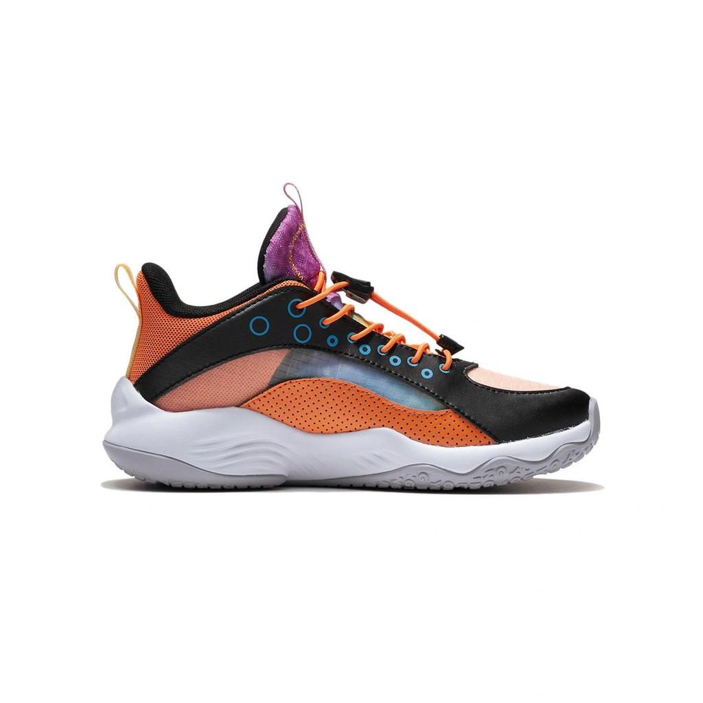 Баскетбольные кроссовки Li Ning Kids Primary 2.0 High-Top Детские кроссовки Черный Оранжевый YKBS018-1