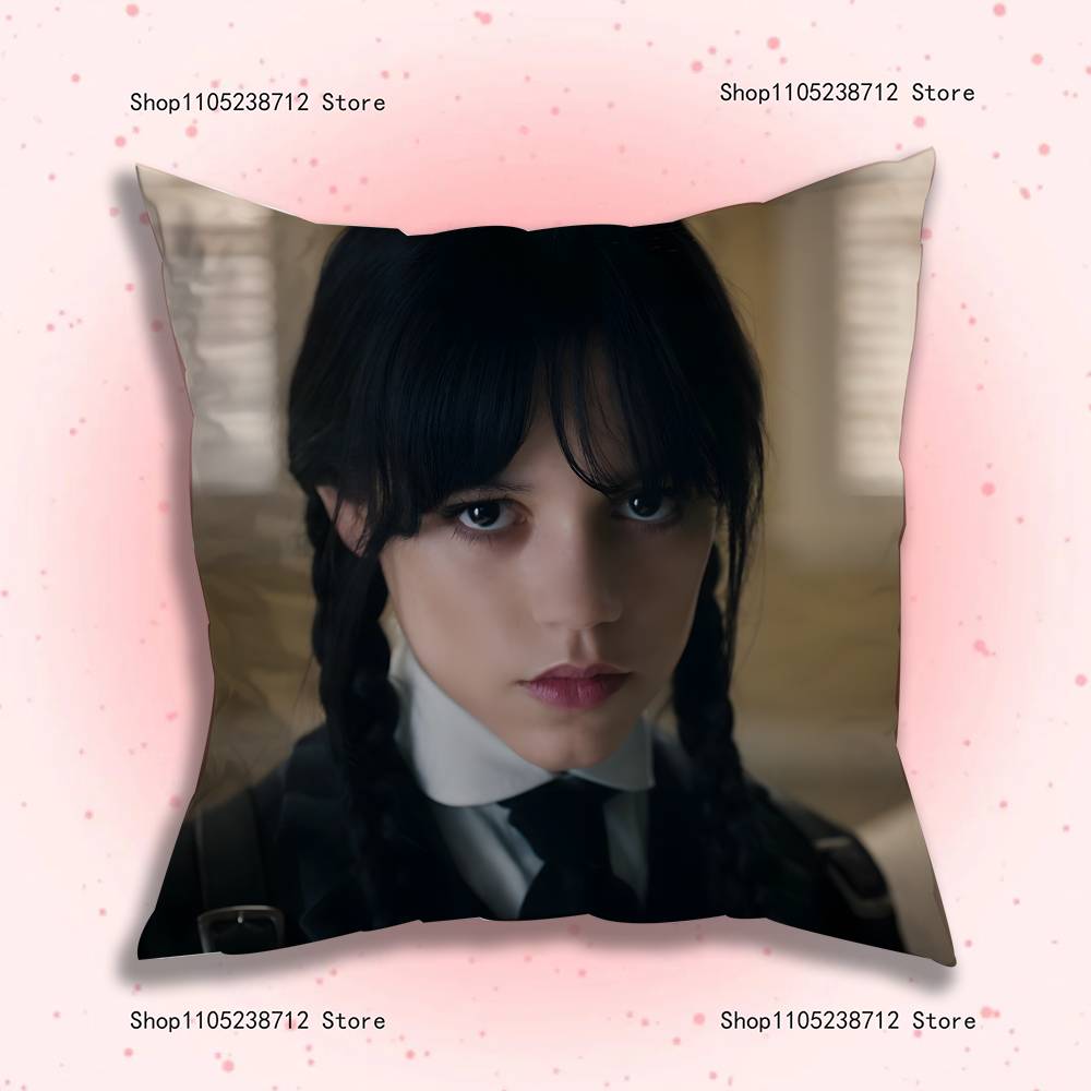 JJENNA OORTEGA Pillow Case Plush Fabric Soft Pillowcase Double Sided Print Sofa Cushion Cover Throw