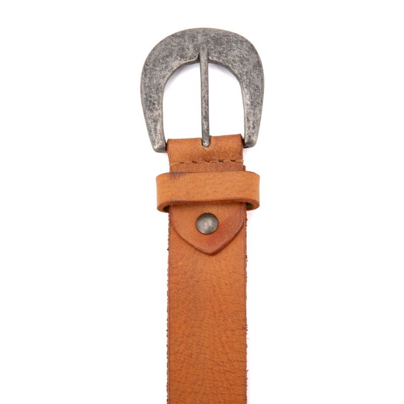 CHIKY BOOM Мужской кожаный ремень средней ширины