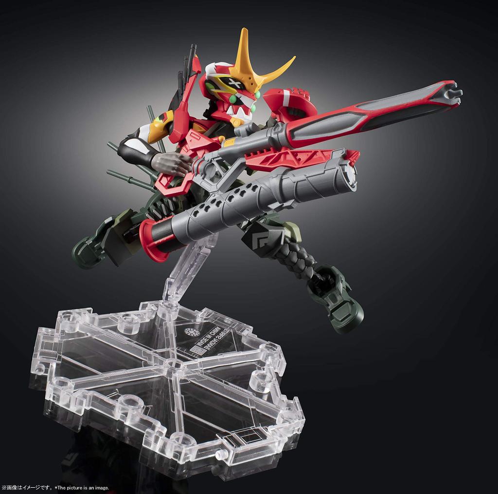 TAMASHII NATIONS NXEDGE STYLE [EVA UNIT] Evangelion New Unit-02 Alpha, Approximately 100mm ABS & PVC Painted Movable Figure