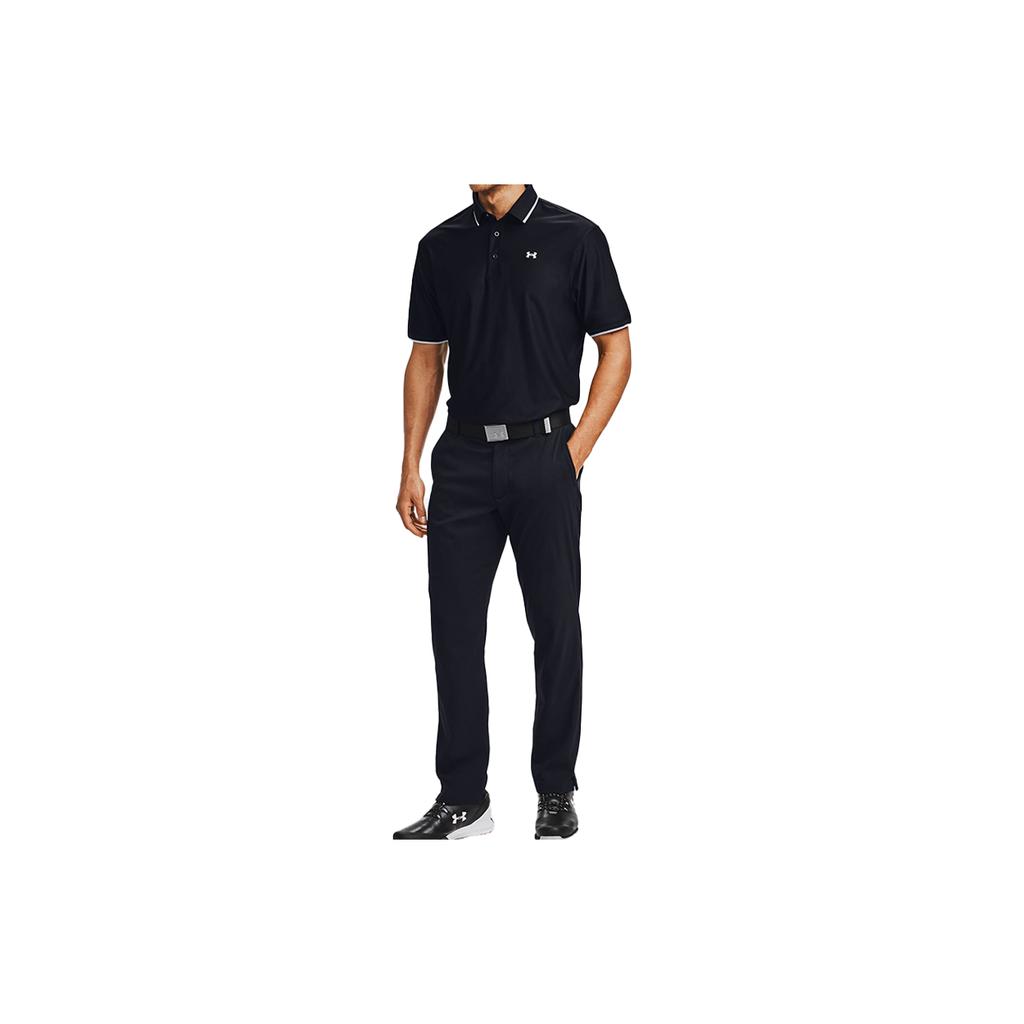 Under Armour Мужская футболка-поло Playoff Pique Golf черная 1345459-002