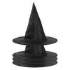 5/10pcs Halloween Witch Hat Hanging Ornaments Kids Adults Halloween Party Cosplay Costume Props Home Decoration Black Wizard Cap