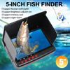 5-дюймовая камера для подводной рыбалки, широкоугольный инфракрасный эхолот ночного видения HD, 20 м, 1000 ТВЛ, водонепроницаемый видео эхолот