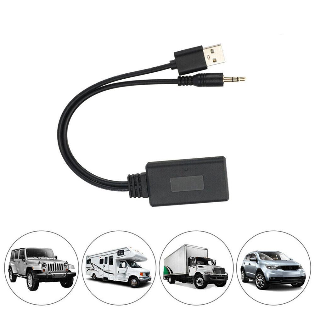 Car Mounted AUX 3.5MM Bluetooth Audio Cable Wireless Bluetooth Audio Reception HIFI Sound Quality Bluetooth Receiver