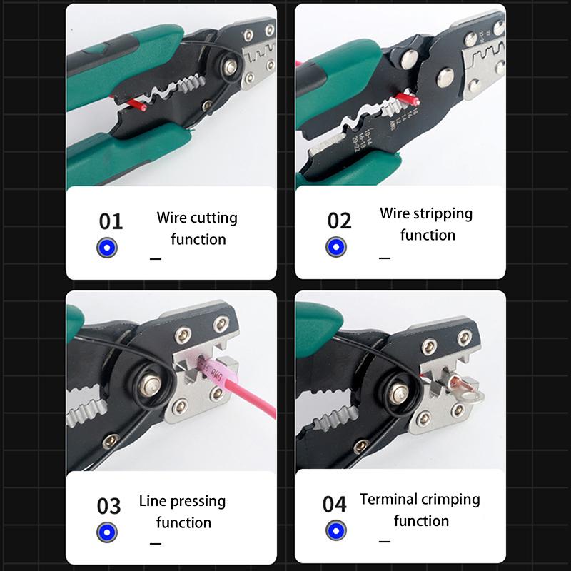 Многофункциональные обжимные клещи Инструмент для обжима разъемов Futaba Jr Jst Servo 14 -26 AWG Прямой