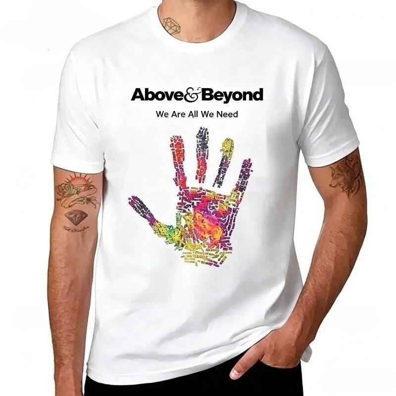 Above Beyond We Are All We Need T Shirt EDM Music Graphic Tee For Electronic Dance Music Fans t shirts for Unisex one piece