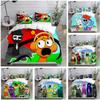 Sprunki Bedding Sets Bed Cover Comforter Duvet Cover Pillow Case 2-3 Pieces Sets Kids Adult Bedroom Decoration