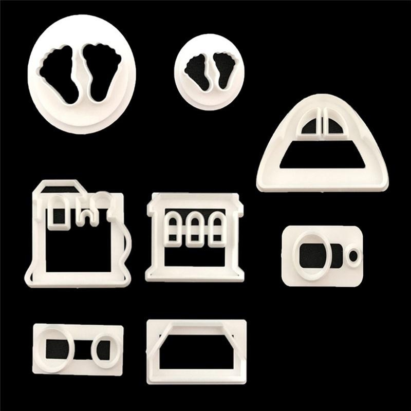 Cartoon Car Fondant Biscuits Cutter Decorating Sugarcraft Gum Paste Tools Cupcake Kitchen Cookie Acc