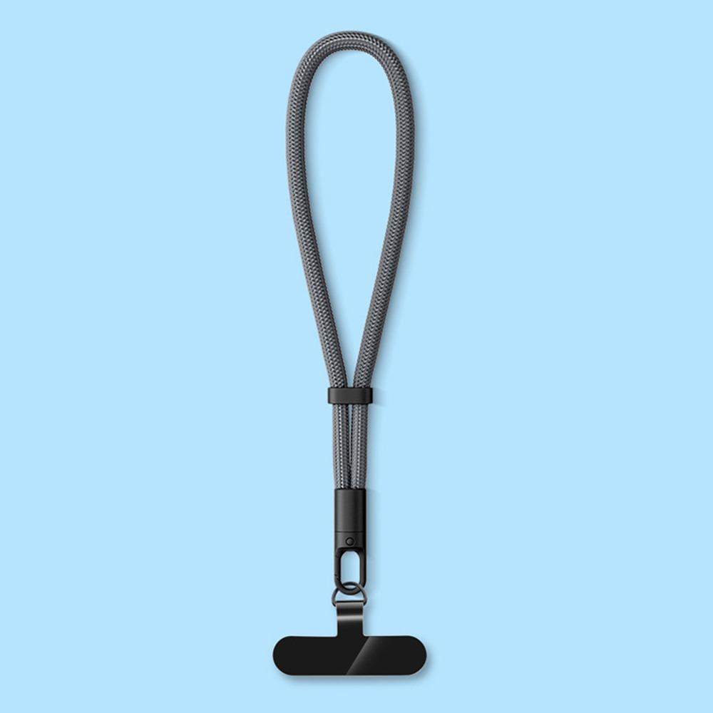 Аксессуары для мобильного телефона Регулируемый шнурок Защита от потери Плетеный ремешок на запястье Универсальная короткая подвесная веревка Мобильный телефон