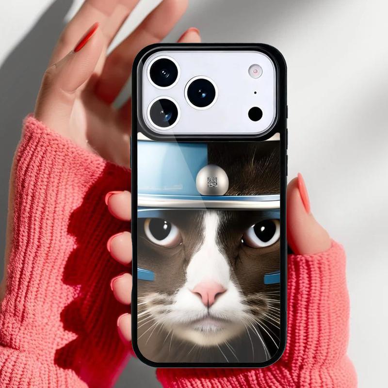 Чехол для телефона "Приключения Космического Котенка" для iPhone 17 Air 16e 15 14 13 Pro Max Задняя крышка для 12 11 Pro Coque