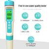 Five-in-One Salinity Meter: Multifunctional Water Quality Test Pen for Fish Tanks