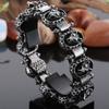 Винтажный крутой браслет с головой волка, мужской браслет из нержавеющей стали, ювелирные изделия викингов, готические байкерские браслеты для кельтских языческих