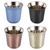 85ML Reusable Coffee Mug Double Wall Stainless Steel Tea Coffee Cup Whiskey Milk Mugs Outdoor Cup