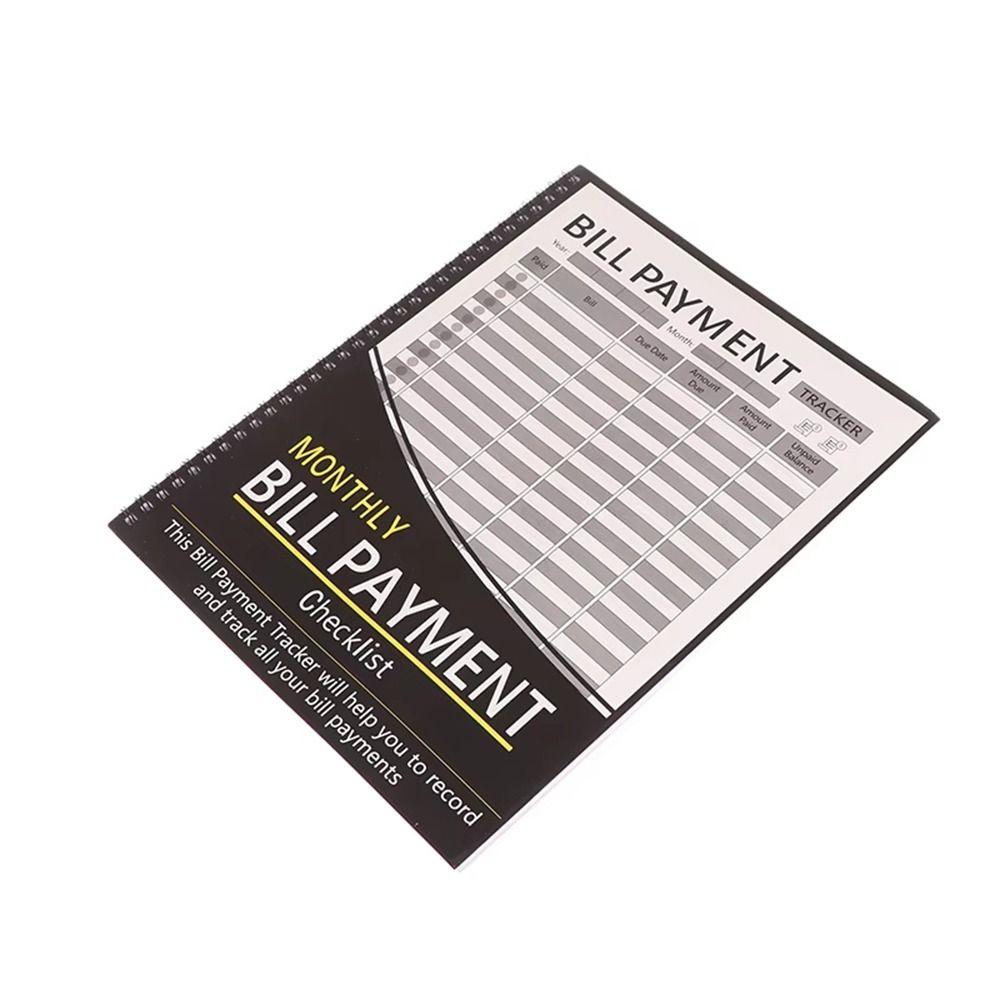 28x22,5 см Трекер оплаты счетов Большой ежемесячный контрольный список оплаты счетов для семей и финансовых менеджеров