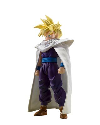 SHFiguarts Dragon Ball Z Super Saiyan Son Gohan - Воин за пределами Гоку - Приблизительно. 110 мм ПВХ и АБС и окрашенная подвижная фигурка из ткани