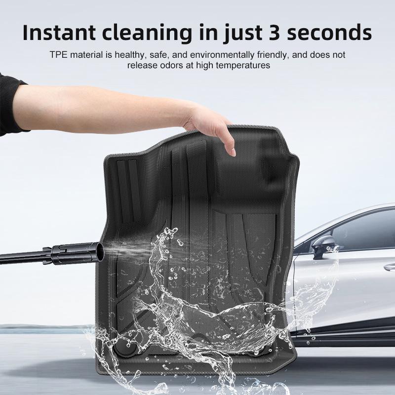 Экологичные коврики для пола и коврик в багажник из ТПЭ для 21 модели Volkswagen Tiguan Hybrid - Устойчивые к грязи