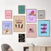Manicure Beauty Salon Nail Tech Illustration Wall Art Canvas Painting Nordic Posters And Prints Pictures For Living Room Decor