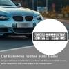 Car License Plate Frame Europe Car License Plate Mounting Bracket Sedan Truck And Commercial Vehicle Accessories Weatherproof