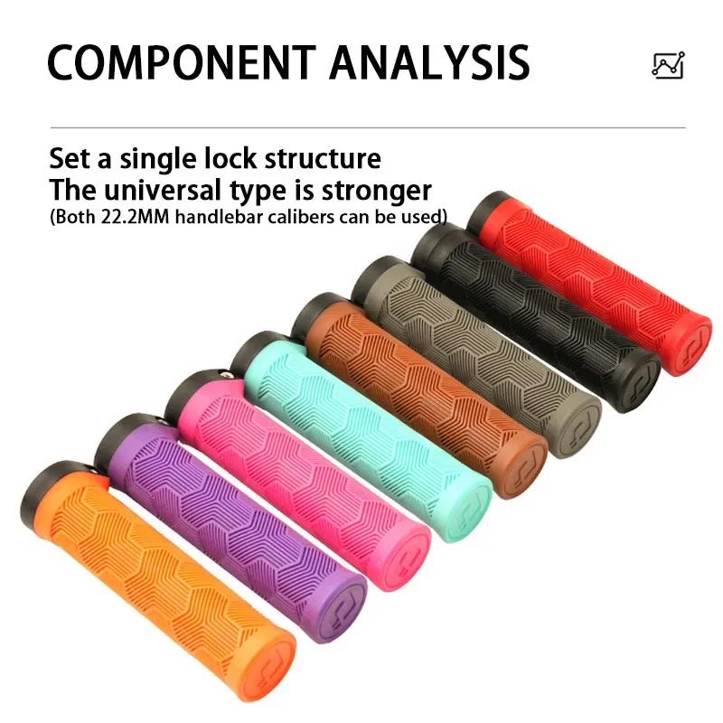 ODI Rubber Bicycle Grips 22mm Purple Brown Pink Orange Black Ergonomic MTB Handlebar Grips for Dirt Pit BMX Mountain Bike Grips 5