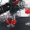 235ML Creative Reindeer Wine Glass Cup Deer Shaped Adorable Design Dining Table Decoration Reusable Drinking Cup