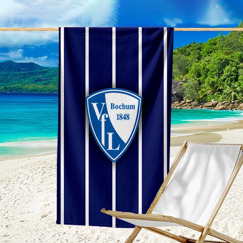 Football Bochum Beach Towel - Soft, Absorbent Microfiber, Lightweight, Ideal for The Beach, Parties, Travel, Camping fan gifts