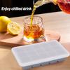 Silicone Ice Cube Tray with Lid 15 Cavity Easy Release Ice Mold for Freezer Large Ice Cubes Maker for Whiskey Cocktails