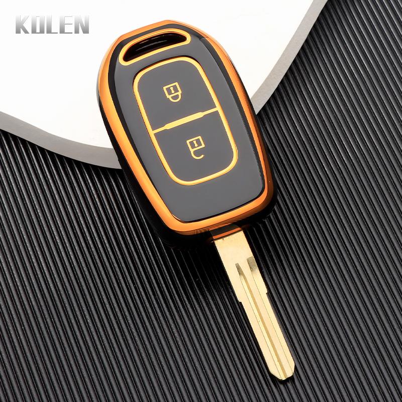Новый чехол-брелок из ТПУ для авто Ключ Корпус Подходит для Renault Kwid Traffic Symbol Подходит для Dacia Sandero Logan Duster Пульт Дистанционного Управления Автоаксессуары