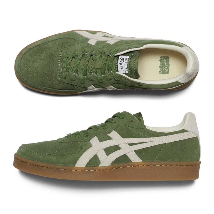 ONITSUKA TIGER Gsm Fashion Comfortable Low-Top Skate Shoes Unisex Sneakers Dark-Green 1183C436-300