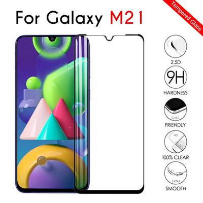 Защитная пленка для экрана Samsung Galaxy M01 M11 M21 M31 M30S M10 M20 M12 M02 M02S M22 M32 M42 M31S M51, закаленное стекло, полностью клейкая крышка экрана