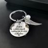 Sisters Slogan Wing Keychain Charm Keychain Car Keyring Holder Bag Wallet Purse Decorations For Women Girls