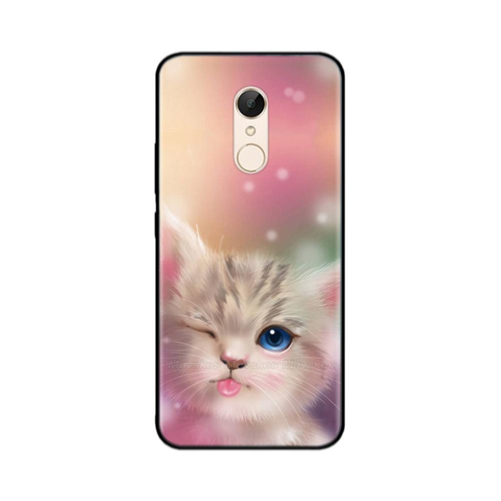Чехол для Xiaomi Redmi 5 / 5 Plus Чехол Redmi5 Funda Силиконовый Мягкий TPU Бампер Чехол для Телефона Для Xiaomi Redmi 5 Plus Задняя Крышка Бампер