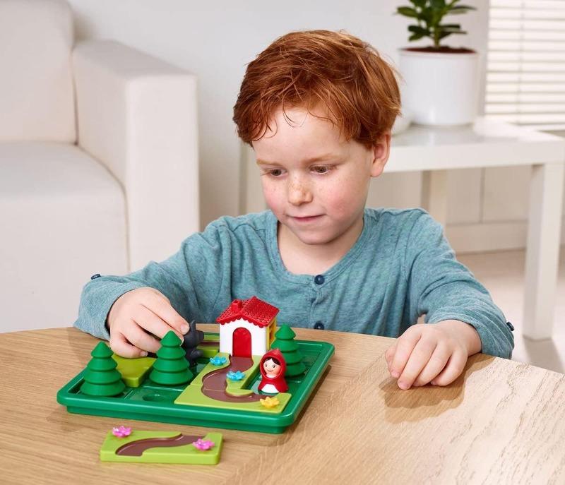 Умная Красная Шапочка, умные настольные игры в прятки с решением, развивающая навыки, головоломка, логическая игра, обучающая игрушка для IQ, подарок для детей