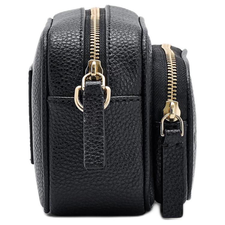 Marc Jacobs Кожаная сумка через плечо Черная Женские Сумки на плечо 2S5HCR002H02-001