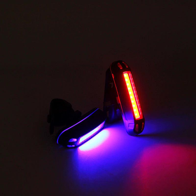 USB-заряжаемая задняя велофара высокой яркости - Аксессуар для шоссейного и горного велоспорта
