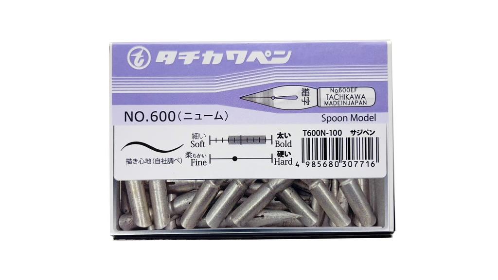 Tachikawa Pin Manufacturing T600 Sajipennium Pack of T600N100 Co., Ltd. Nib, 100,
