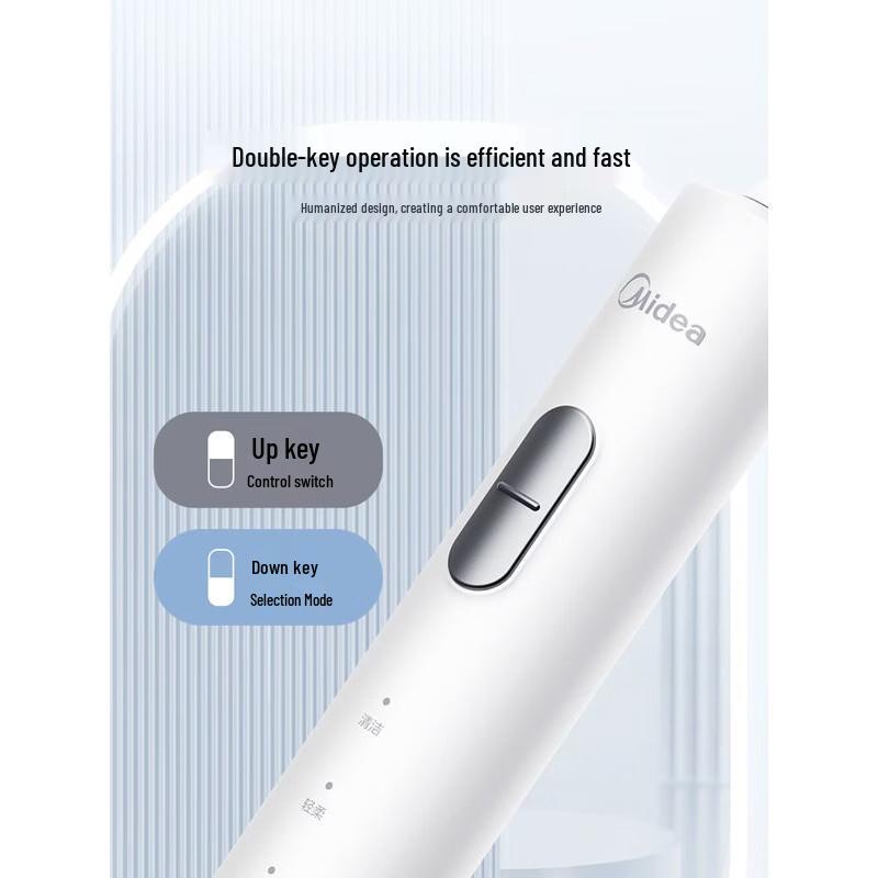 Midea S1PX Звуковая электрическая зубная щетка вилка CN (адаптер в комплекте)