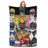 Одеяло Mighty Morphin Power Ranger, фланелевые пледы, пледы для дивана, плед для дивана, постельные принадлежности, пледы для офиса, покрывало, стеганое одеяло