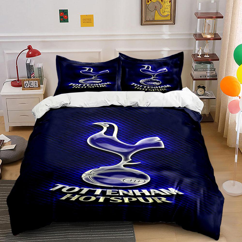 Silver cockerel, football emblem. Bedding sets Duvet cover sets Duvet covers Pillowcases(1 * Duvet Cover 2 * Pillowcases without duvet insert)