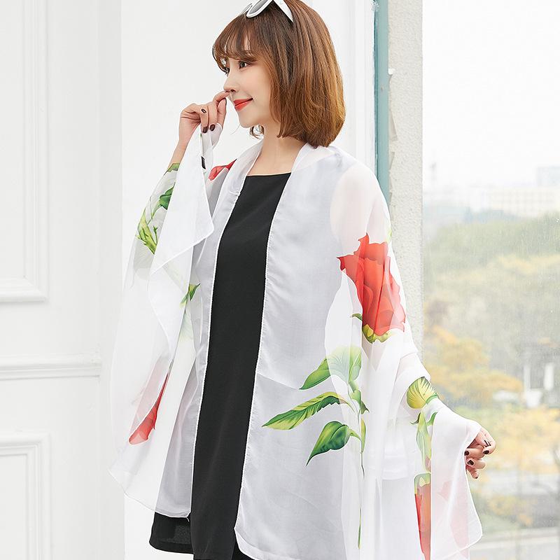 Spring/Summer New Women'S Silk Scarf 90 * 90cm Simulated Silk Twill Square Scarf Fashion Printed Large Square Scarf Professional Scarf