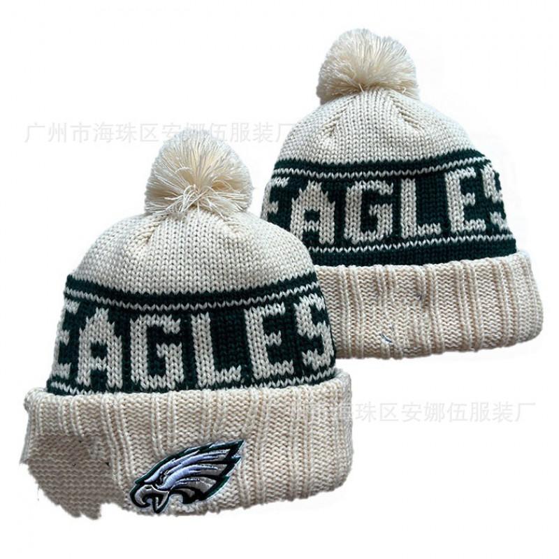 2026 Winter Knit Hat Embroidered Sports Cap Men Women Warm Team Headwear