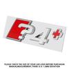 2026 1PC Aluminum ?3 ?4 ?5 ?6 ?7 ?8 ?3+ ?4+ ?5+ ?6+ ?7+ ?8+ Emblem Car Trunk Logo Sticker for For Audi A3 A4 8P B9 A5 A6 A7 Q3 Q5 Q7