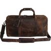 Genuine Buffalo Leather Travel Duffle Bag | Overnight Weekend Leather Bag | Sports Gym Duffel for Men
